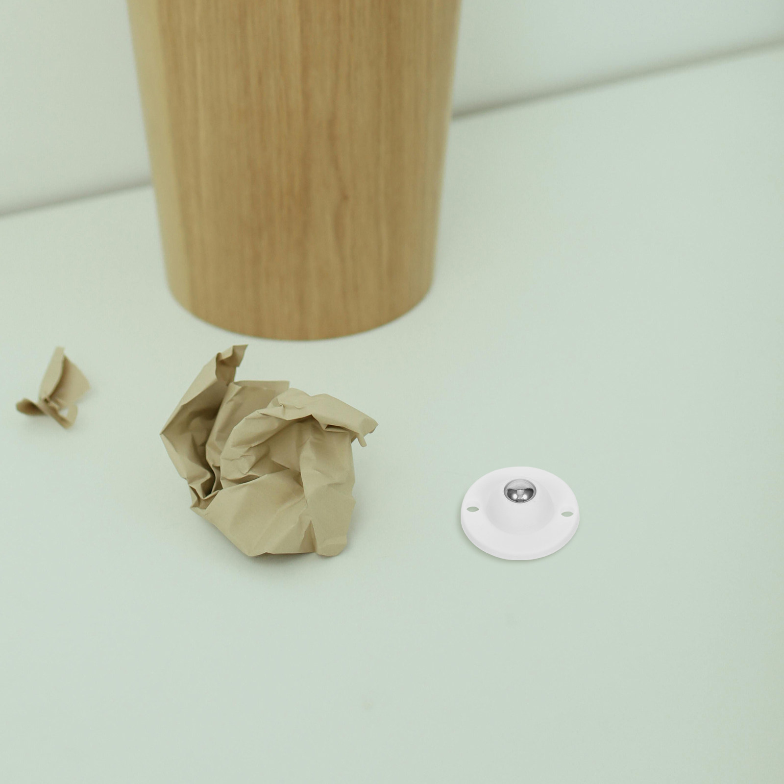 Caster Wheel - 8個入り、汎用性の高い回転式キャスター、接着剤付き、収納ボックス用、交換用ミニローラー、静音家具用キャスターホイール。