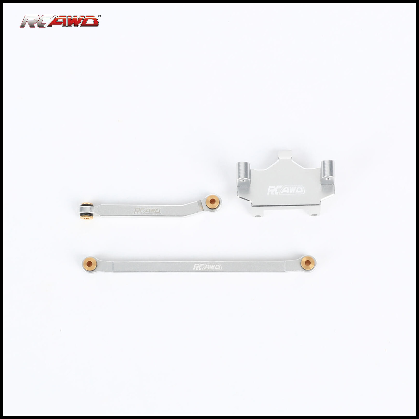 Servo Bracket - Rcawd-サーボマウントおよびステアリングリンク,合金cr18p,趣味のアップグレード部品1/18 cr18p,rock van and trail hunter
