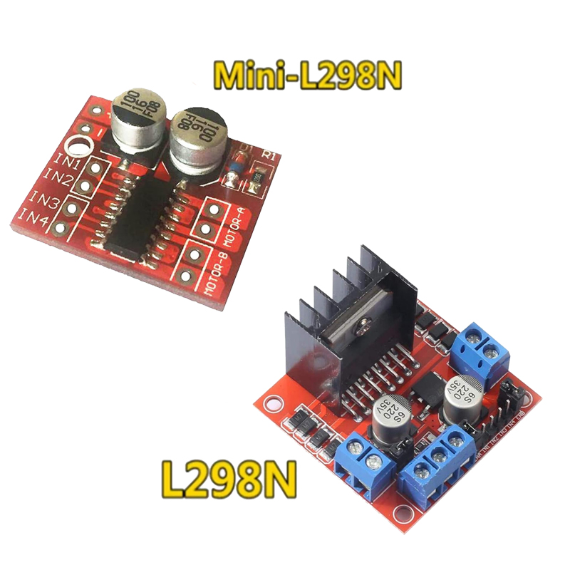 Motor Driver L298N - L298Nドライバボードモジュール L298Nステッピングモータ スマートカーロボット ブレッドボード ペルチェハイパワー L298