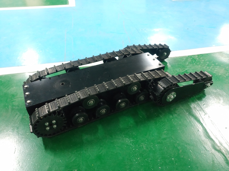Robot Chassis - ゴムクローラ式シャーシ販売 スイングアーム付きゴムクローラロボット/ゴムクローラ/除雪機/スノーモービル/SUV
