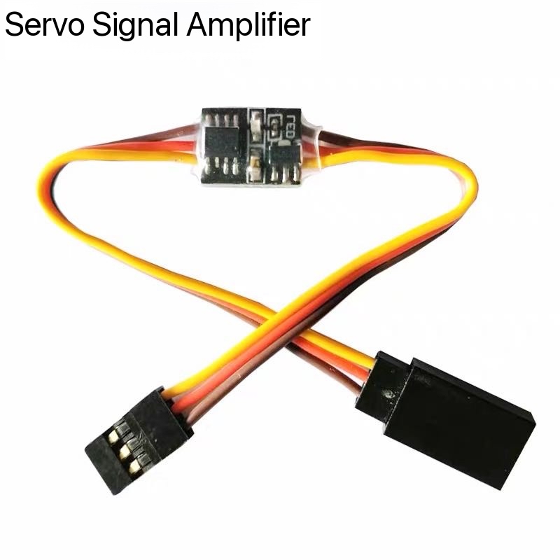 Servo Pan Tilt - 1/5個のPPM/PWM受信機信号増幅器は、90度サーボを180度サーボに延長し、角度を増幅します。