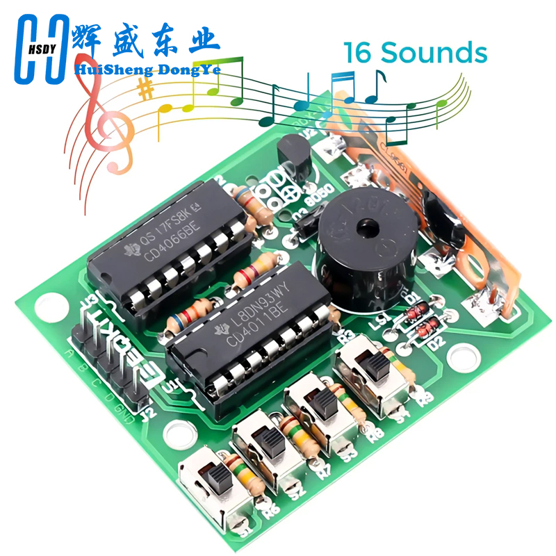 Line Follower Robot - 16 音楽サウンドボックス BOX-16 ボード 16 トーン電子モジュール