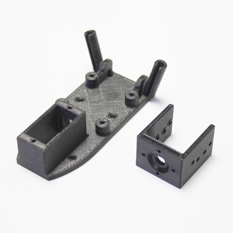 Pan Tilt Bracket - 1セット単軸サーボジンバルブラケットパン/チルトカメラプラットフォーム、9gサーボと互換性あり、O3 O4 SnailデュアルアンテナVTXパーツ用