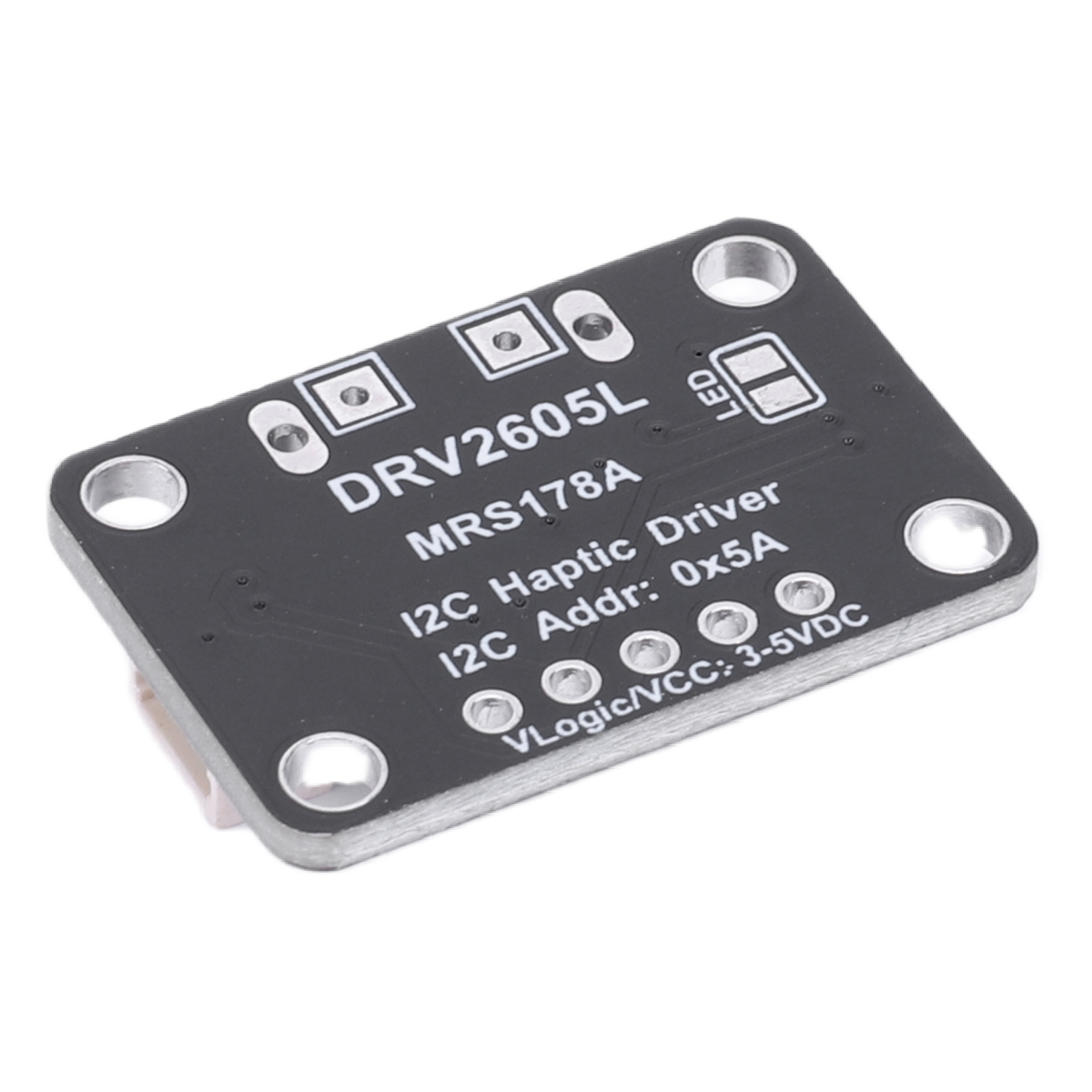 Motor Driver Module - DRV2605L ハプティックモータードライバーモジュール 2V-5.2V モーターコントローラーボード ERM/LRAモーター組み込みシステム用ハプティックモーターコントローラー