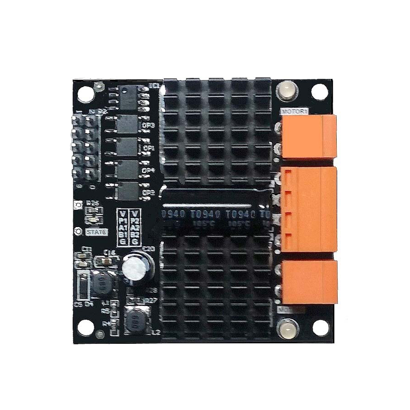 Motor Driver Module - Arduino-モータードライバーボード,24v,12a 300w,ダブルDC,チップ付きドライブモジュール,L298nよりも優れたブリッジ,DIYカー
