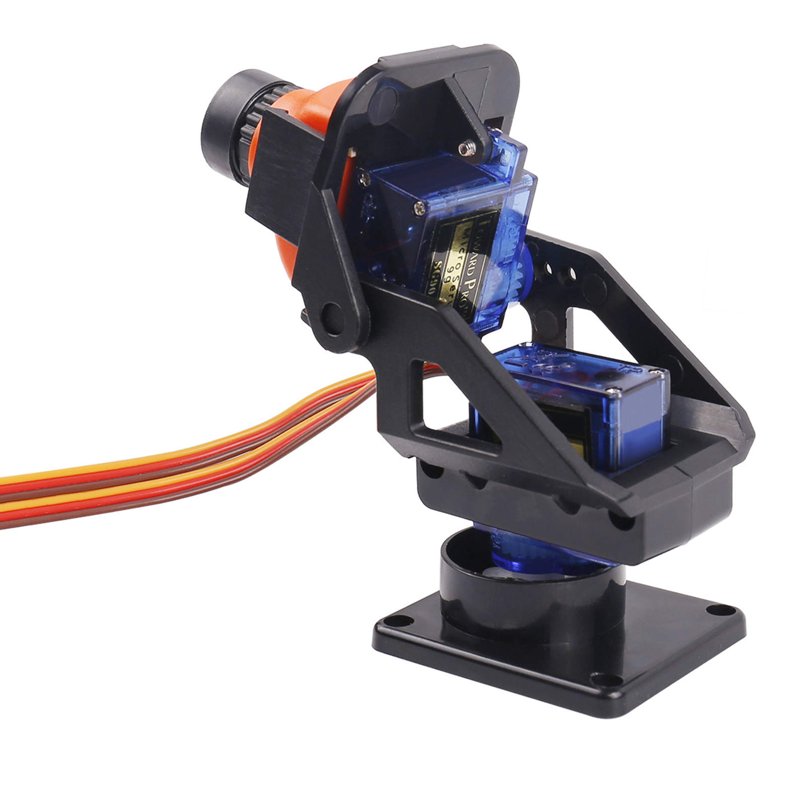 Pan Tilt Bracket - 2軸サーボfpvジンバル,ptzパン/チルトカメラプラットフォーム,防振カメラマウント,航空機,ロボット,車用,9g