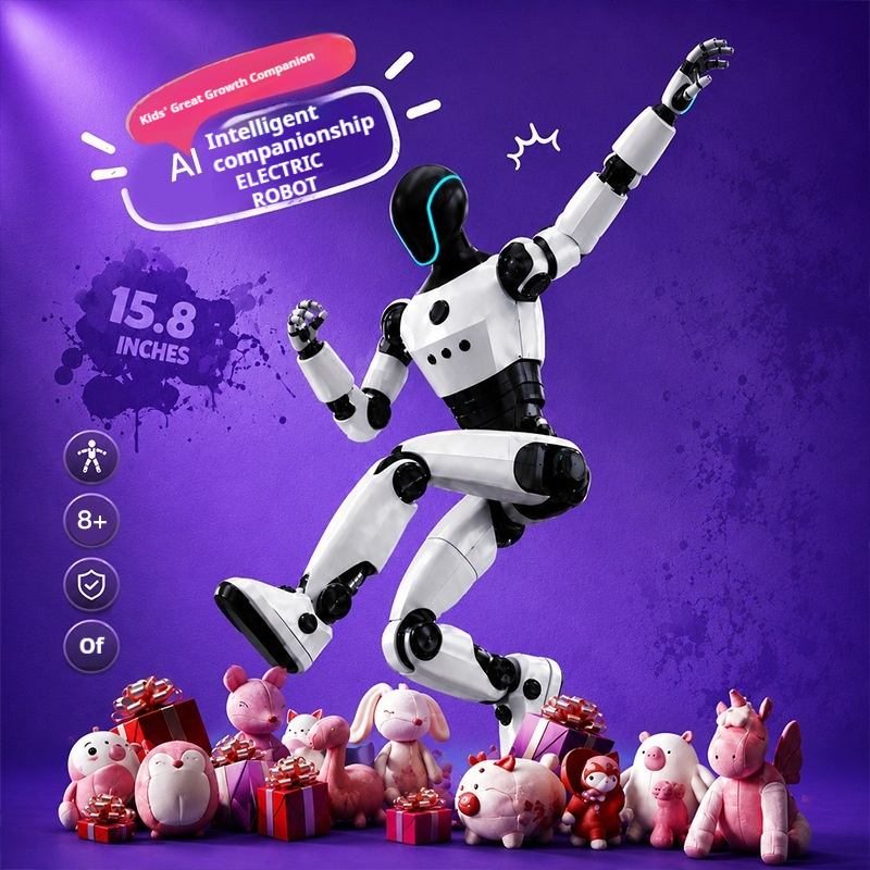 Robot Remote Control - AIスマートロボット 音声制御 プログラム可能 ダンス・歌機能 リモコン操作 インタラクティブコンパニオントイ