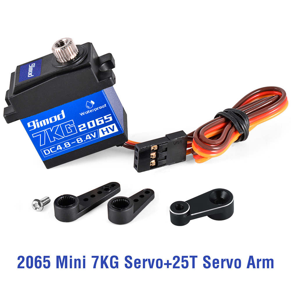 Servo Bracket - 防水ミニデジタルサーボ,メタルギア,hv,ホーンブラケット,trx4m 1/18 rcカー用ステアリングリンク,9imod,7kg, 2065