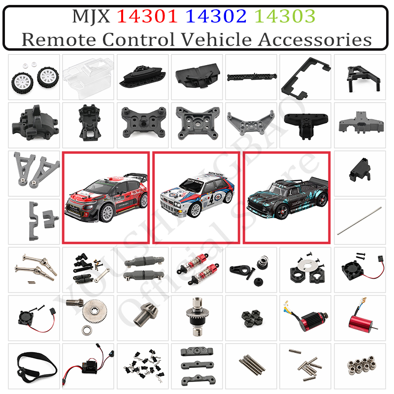 Servo Bracket - MJX14301 14302 14303 ラジコンカー純正アクセサリー：フロントおよびリアスイングアーム、ステアリングギア、モーター、レシーバー、ブラケット