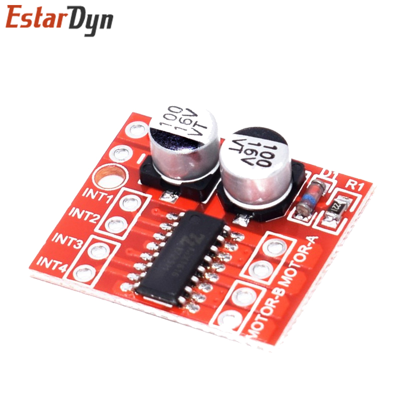 Motor Driver L298N - Estardyn-dcモータードライブモジュール、デュアルHブリッジ、リバースPWM速度、ステッピングモーター、ミニビクトリー、l298n