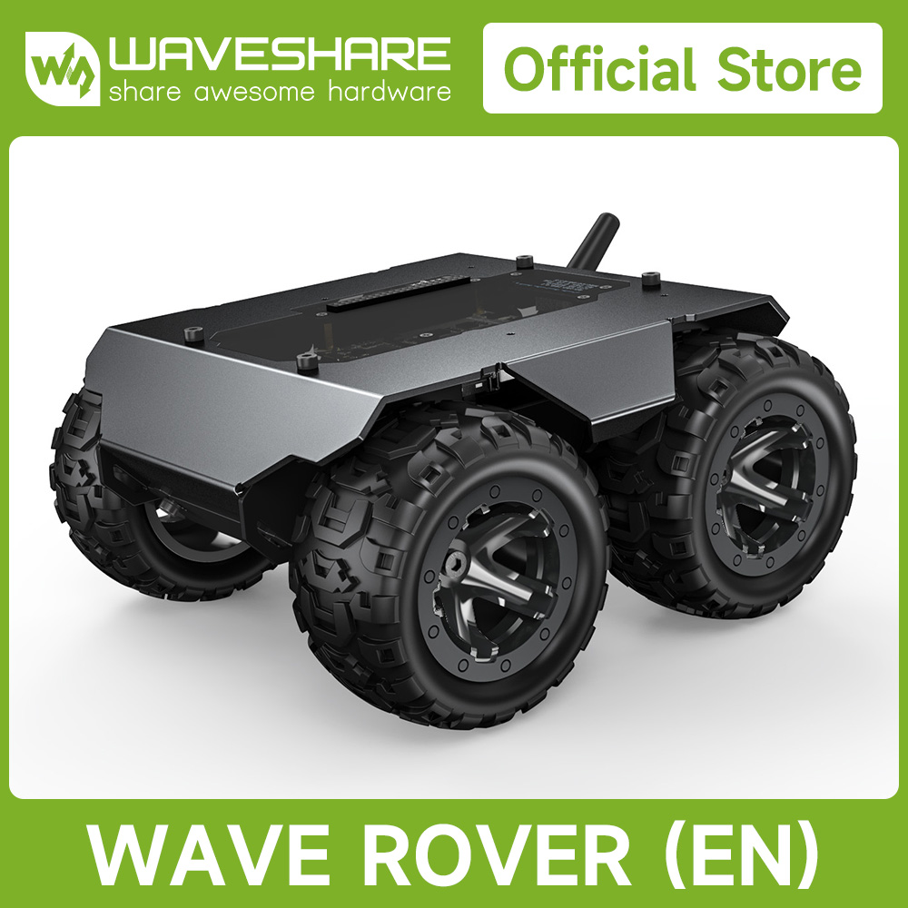 Robot Chassis - Waveshare WAVE ROVER 柔軟で拡張可能な 4WD モバイルロボットシャーシ、Raspberry