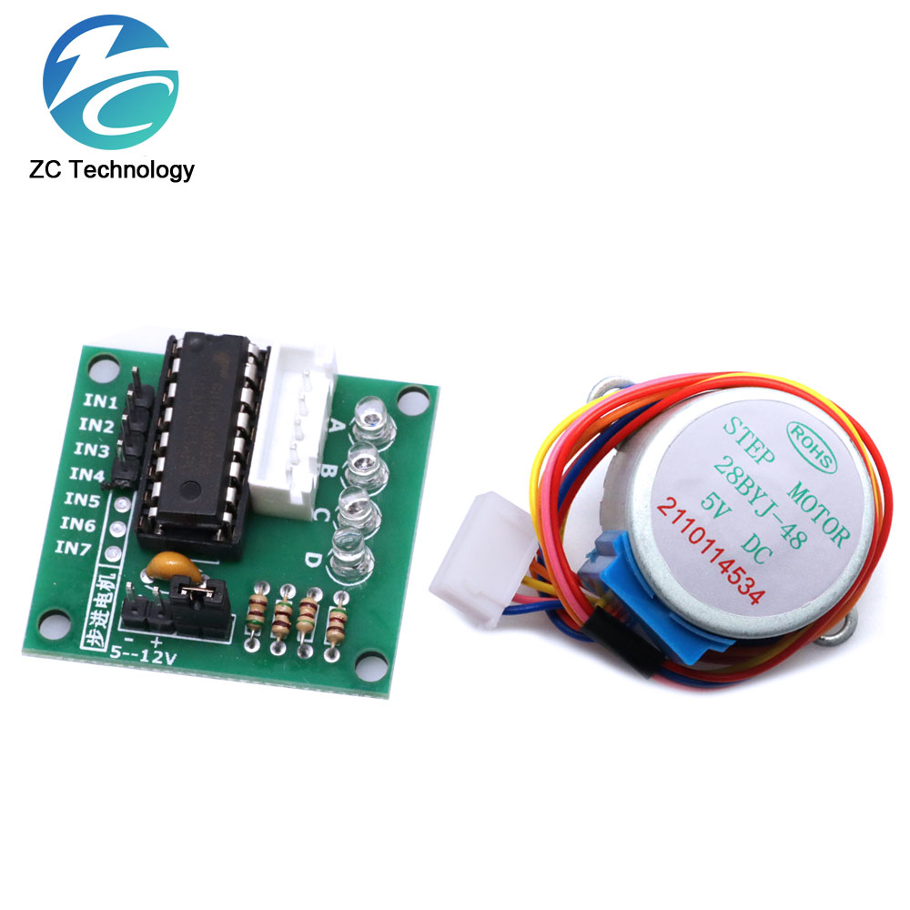 28Byj-48 - ステッピングモーターボード,1スロット,28 x,4相,arduino 1 x,ステッピングモーター1 x uln2003