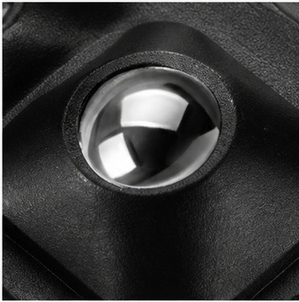 Caster Wheel - 8個入り ミニ汎用ボール型自在キャスターホイール、粘着式プーリー、収納用ゴミ箱や小型家電用キャスター