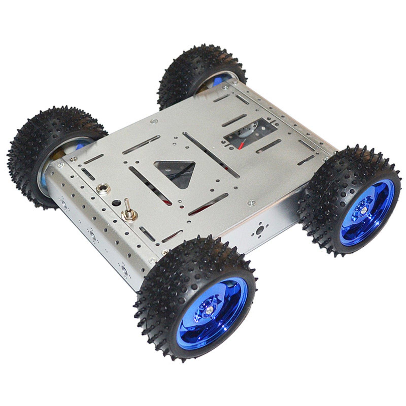 Robot Chassis - 4WDスマートカー用下部構造。5kgの積載能力を持つ4WDロボットカー用シャーシ。
