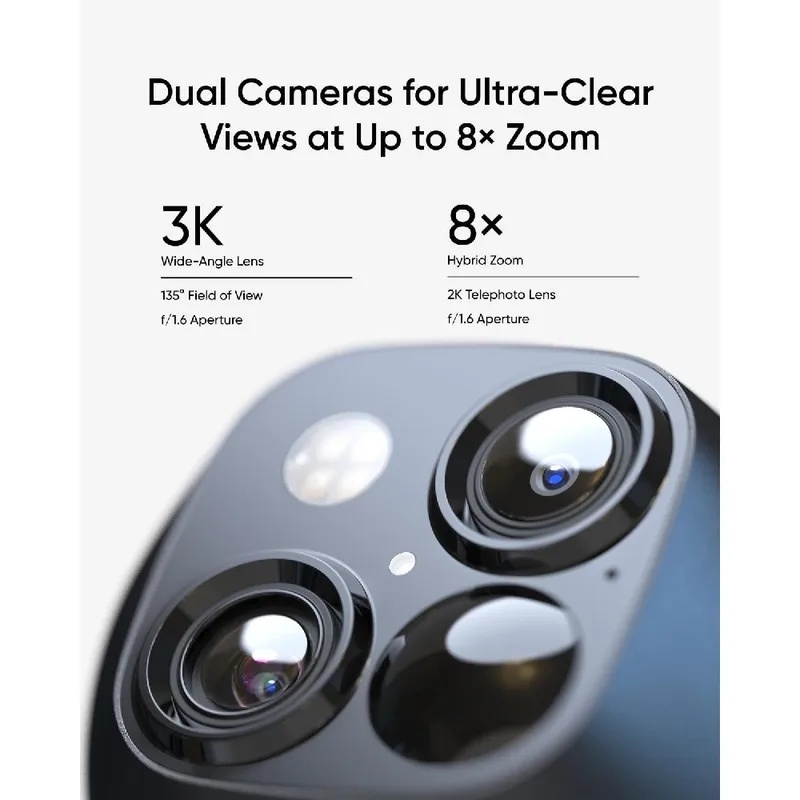 新しい4Kデュアルカメラソーラーセキュリティカメラ、ワイヤレ - Pan Tilt Bracket のレビューと価格