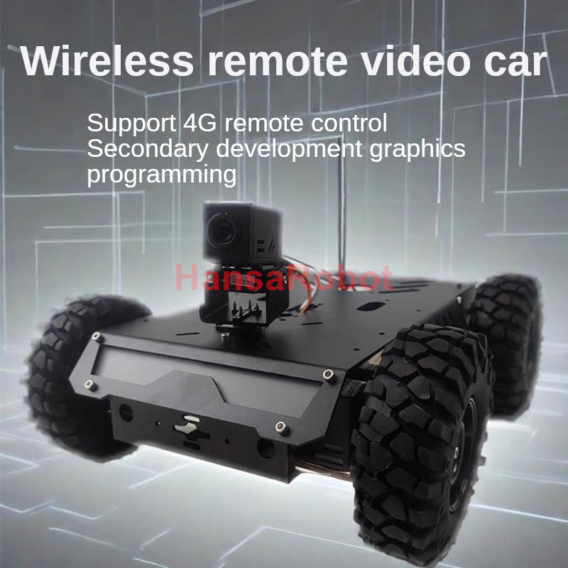 4GワイヤレスWiFiアプリRCスマートビデオ4WDロボット - Tracked Robot Chassis のレビューと価格