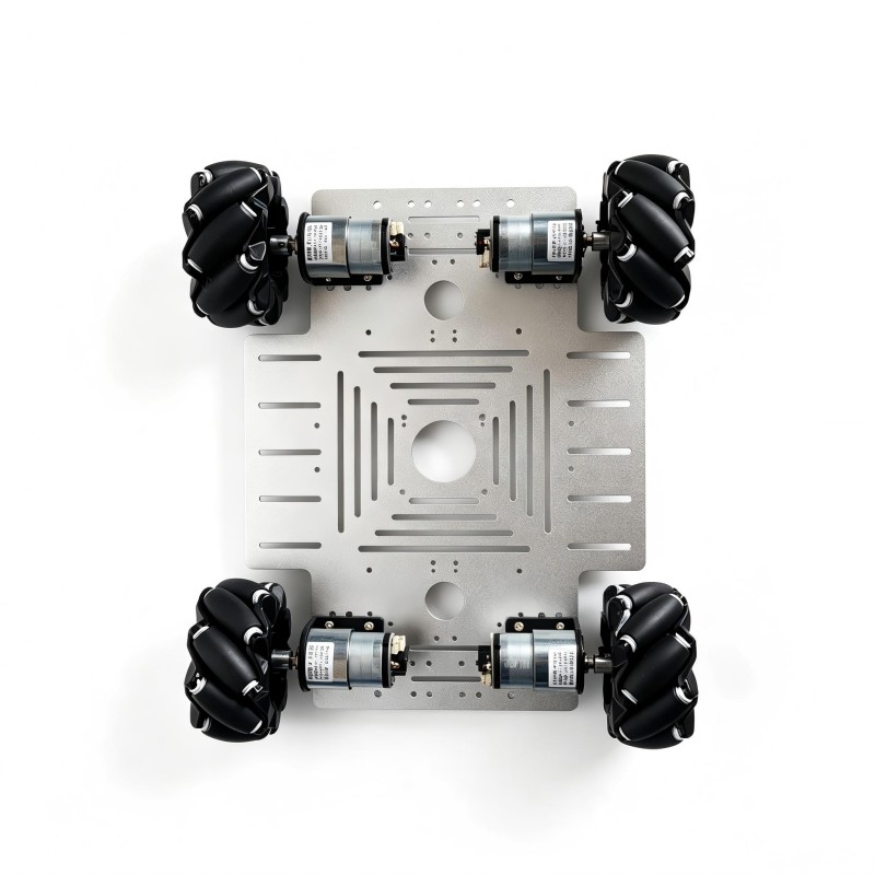 15kg積載 4WD メカナムホイール ロボットカーキット  - Tracked Robot Chassis のレビューと価格