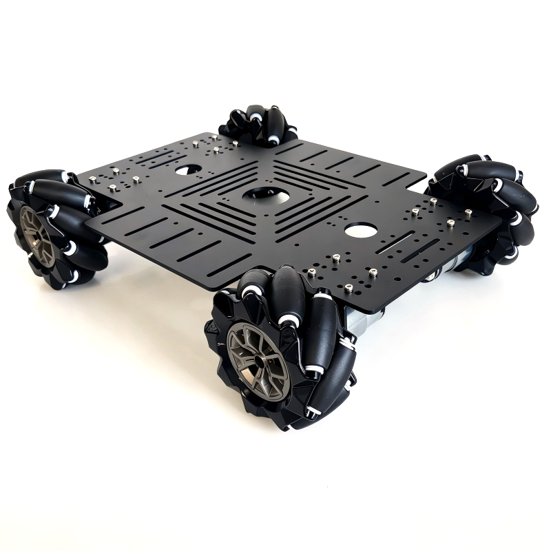 15kg積載 4WD メカナムホイール ロボットカーキット  - Tracked Robot Chassis のレビューと価格