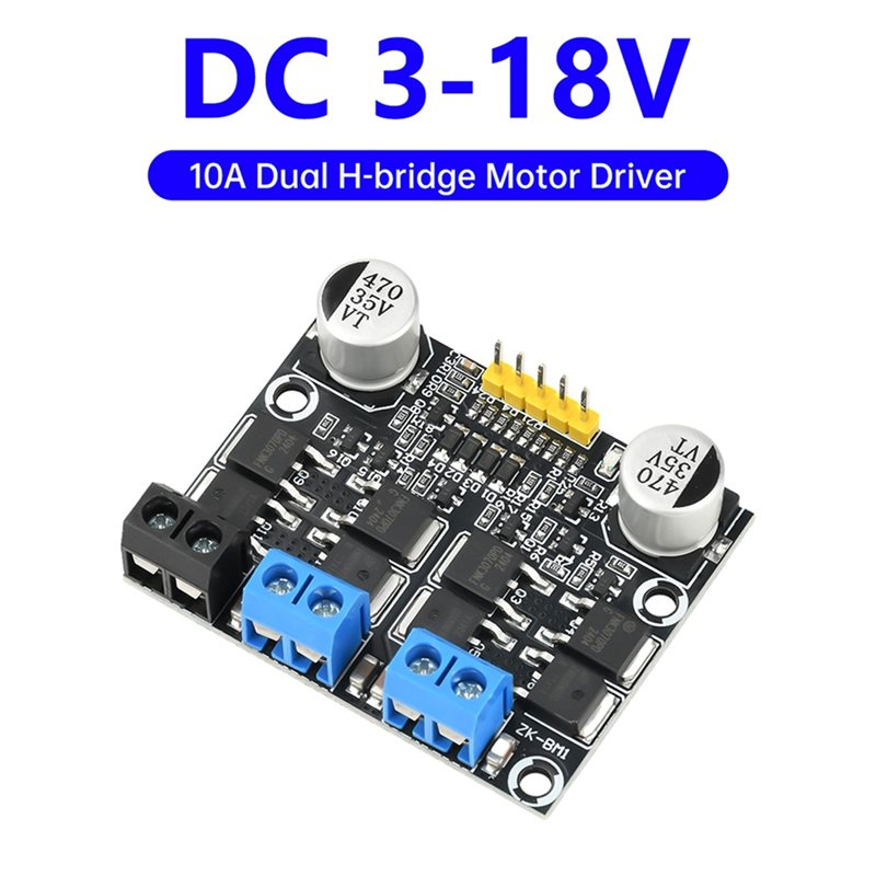 Y45A-デュアルチャンネル 10A 3V-18V H ブリ - Motor Driver Module のレビューと価格