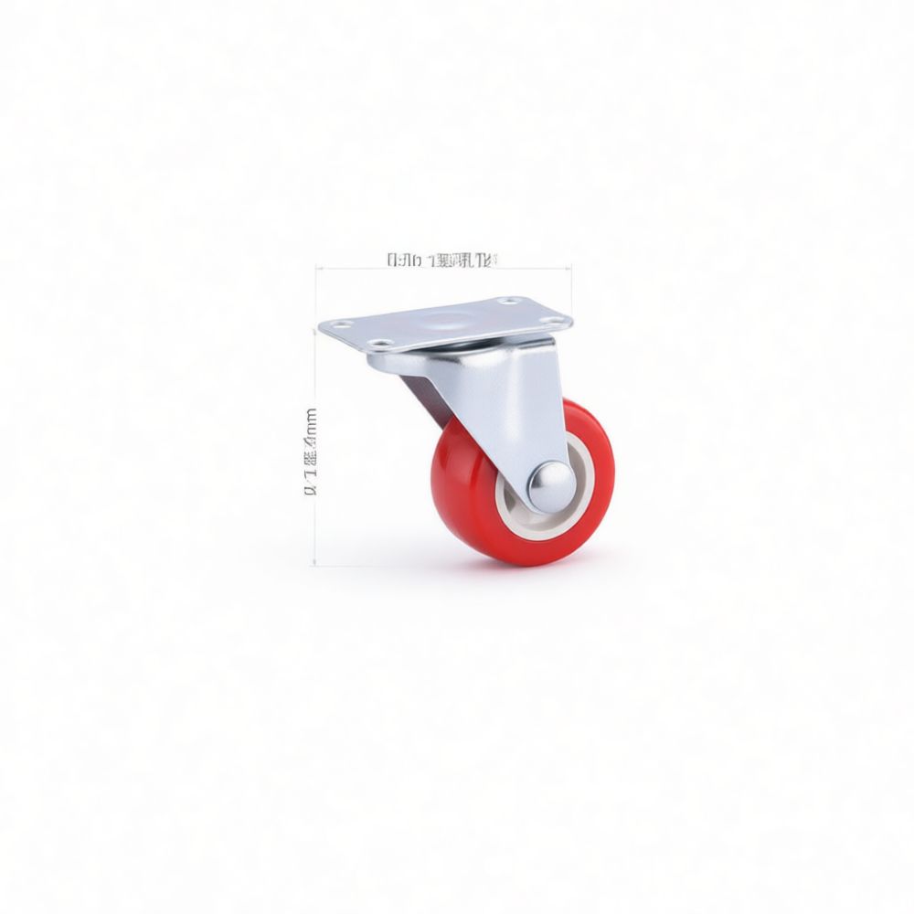 頑丈な静音キャスターホイール。1.3インチのゴム製ローラーで - Caster Wheel のレビューと価格