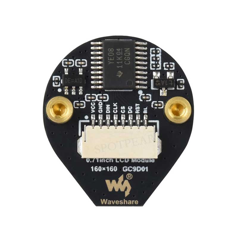 Waveshare-ダブルアイラウンドLCDディスプレイモジ - Stm32 Robot のレビューと価格