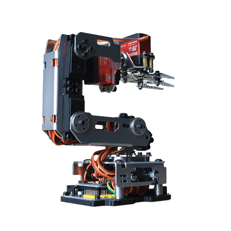 6軸メタルロボットアームモバイルアプリ制御サーボ、Ardui - Robot Arm Kit のレビューと価格