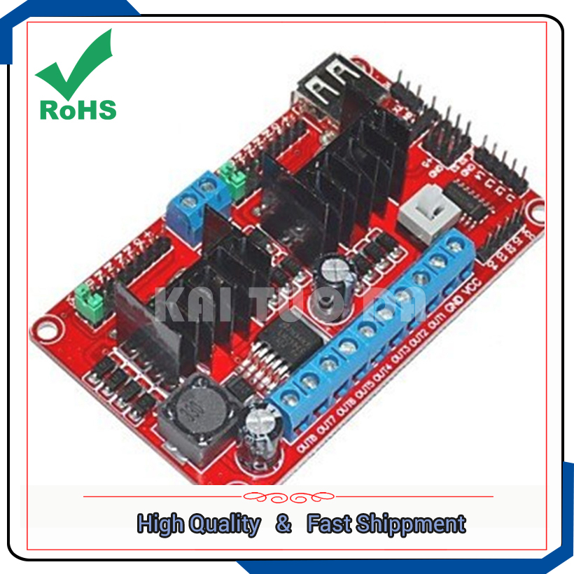 L298N V3 / 4 4 DC ステッピングモータードラ - Motor Driver L298N のレビューと価格