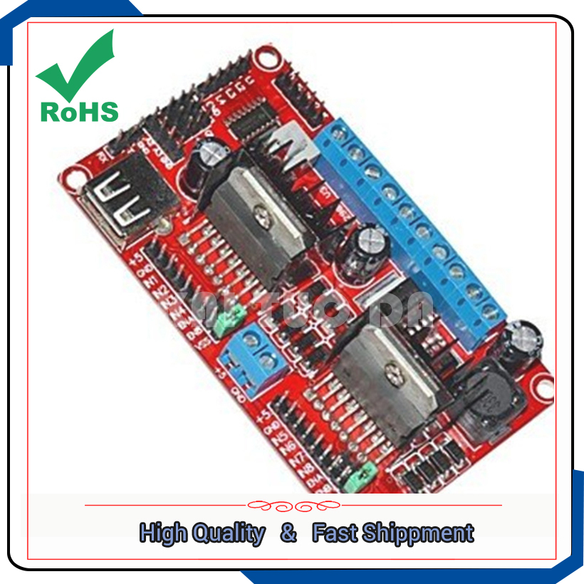 L298N V3 / 4 4 DC ステッピングモータードラ - Motor Driver L298N のレビューと価格