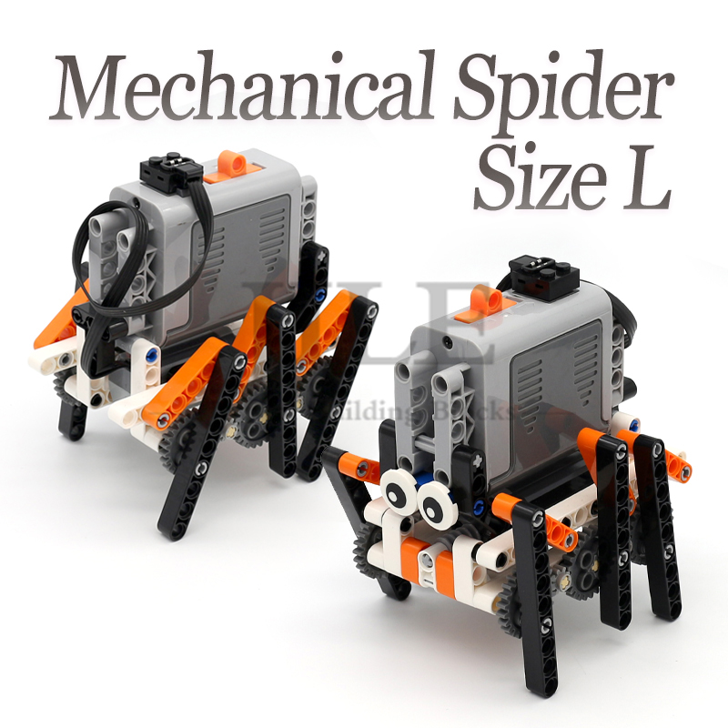 Moc テクニカルメカニカルスパイダービルディングブロックパ - Line Follower Robot のレビューと価格