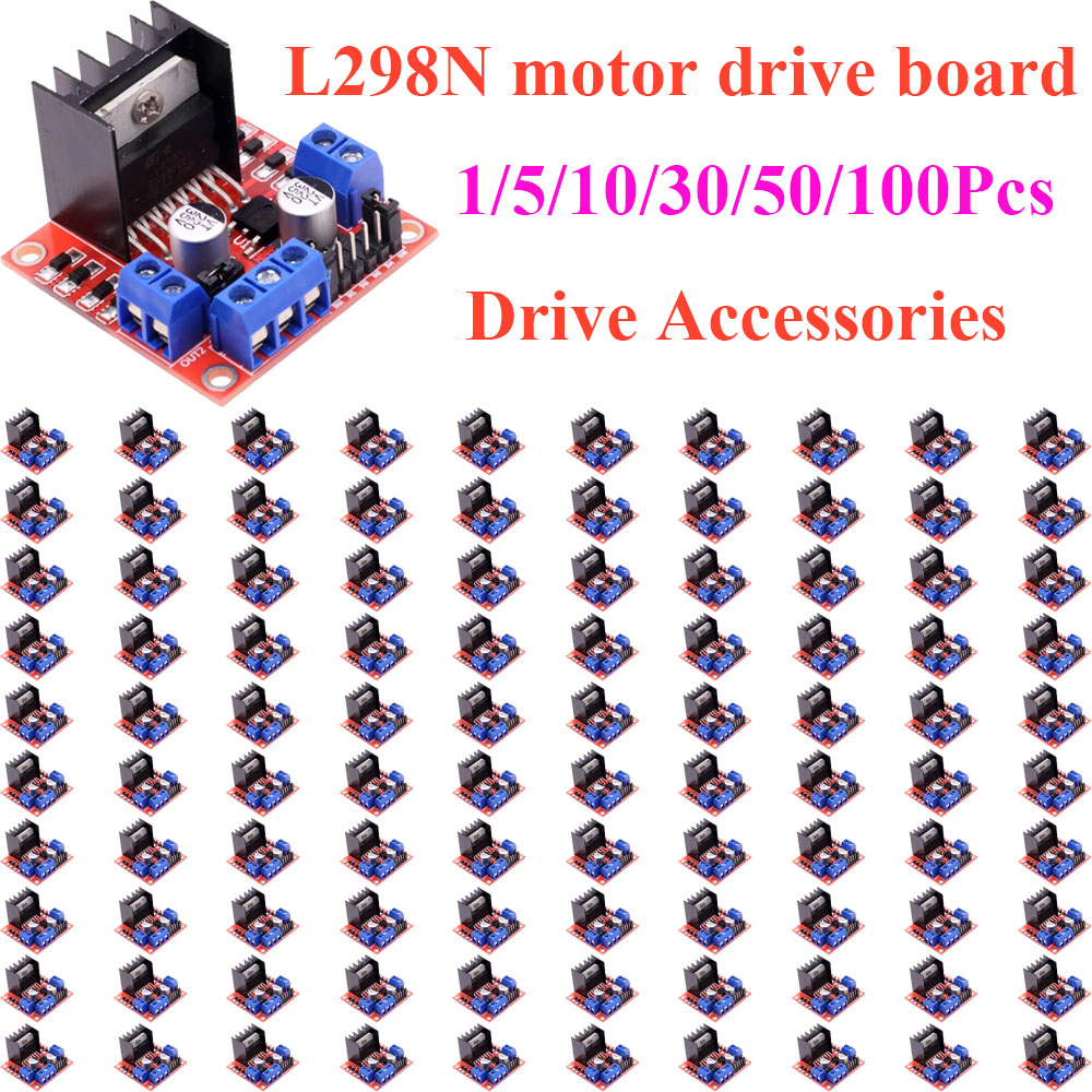 1 〜 100 個 L298N DC ステッピングモータード - Motor Driver L298N のレビューと価格