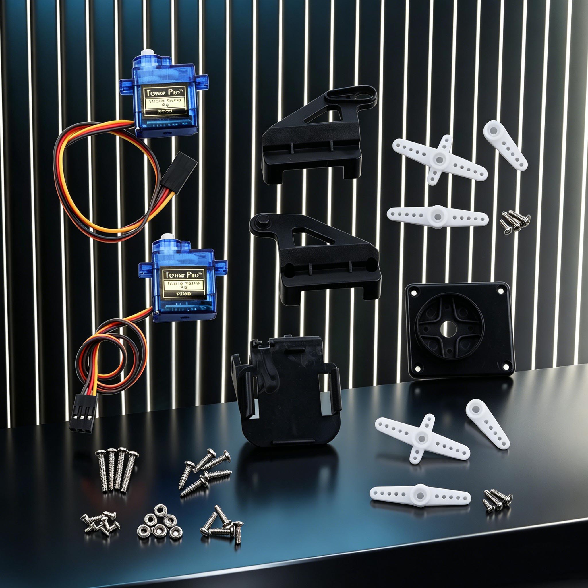 2軸サーボfpvジンバル,ptzパン/チルトカメラプラットフ - Pan Tilt Bracket のレビューと価格