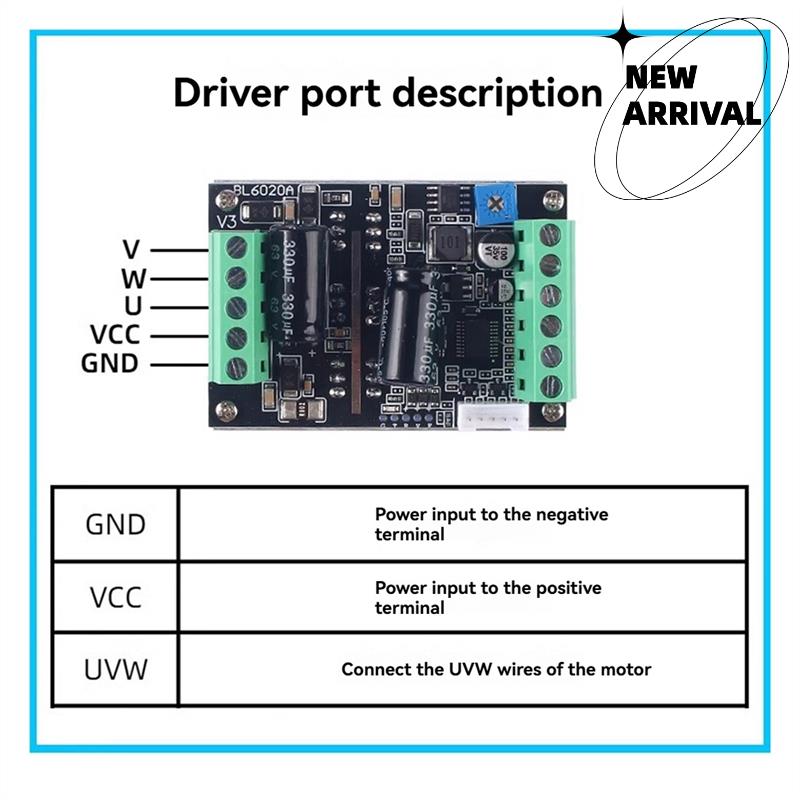 PWM 三相 500W ハイパワーモータードライバー 6-6 - Motor Driver Module のレビューと価格