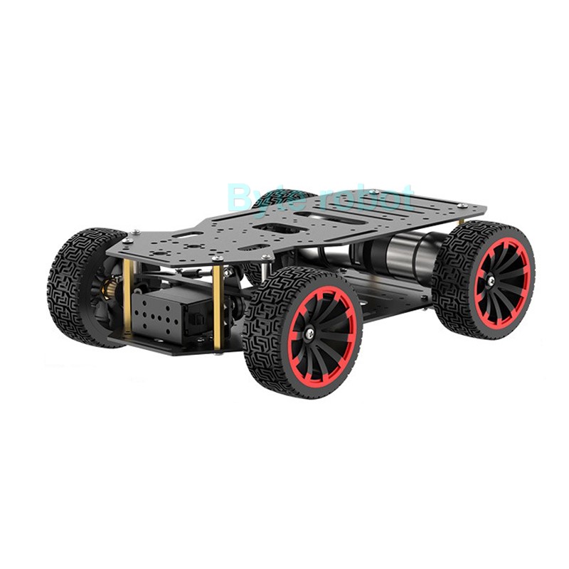 5 キロ負荷 4WD ロボットカー金属アッカーマン RC シ - Tracked Robot Chassis のレビューと価格