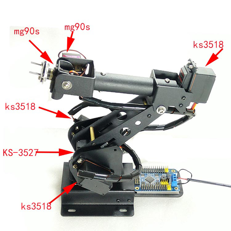 6自由度ロボットアーム ABB産業用ロボットアーム 金属製デ - Robot Arm Kit のレビューと価格