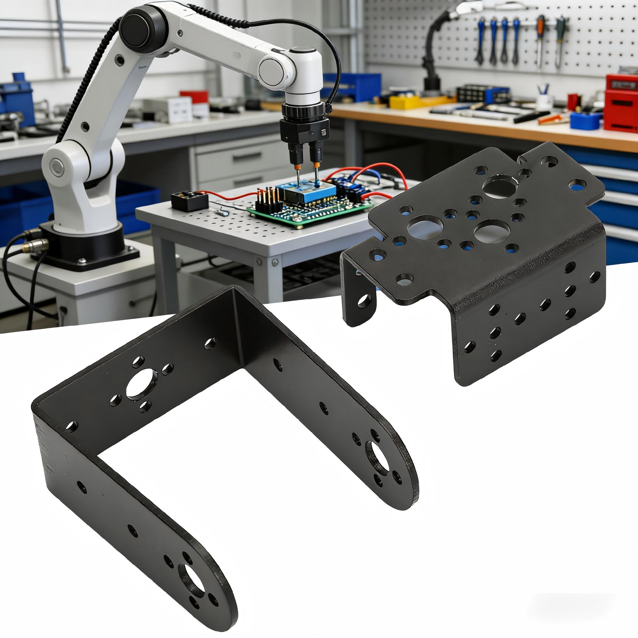 MG995 MG996R サーボモーターブラケット金属パンチ - Servo Pan Tilt のレビューと価格